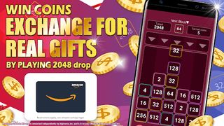 Cash Rewards - 2048 drop - Screenshot 1