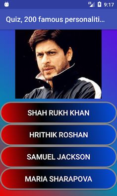 Quiz, 200 famous personalities - Screenshot 3