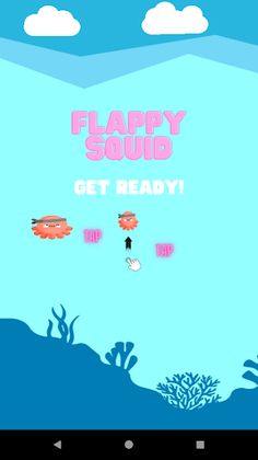 Flappy Squid - Tap Tap funny - Screenshot 1