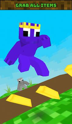 3D Rainbows Friends Run - Screenshot 1