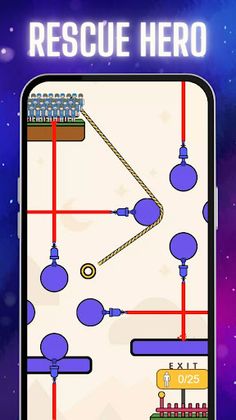 Rescue Hero Rope Puzzle Master - Screenshot 3