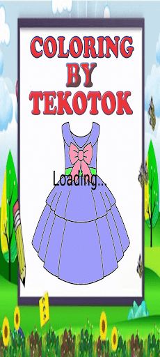 Coloring Wedding Dress - Screenshot 1