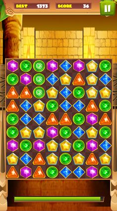 Treasured  Egypt Match 3 - Screenshot 2