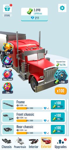 Idle Truck — 3D simulator game - Screenshot 1