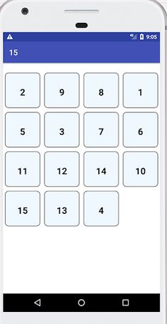 15 puzzle - Screenshot 1