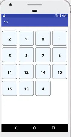 15 puzzle - Screenshot 1