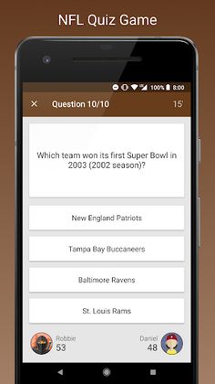Fan Quiz for NFL - Screenshot 1