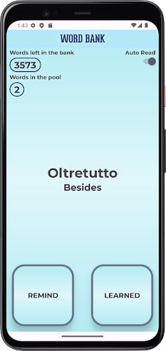 Italian Word Pool - Screenshot 2