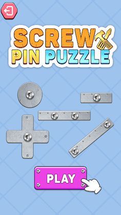 screw puzzle pin: nuts & bolts - Screenshot 1