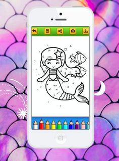 Pixeame Mermaid Coloring Games - Screenshot 1