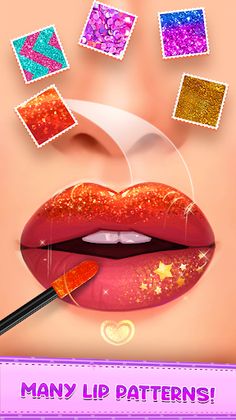 Lip Art Perfect Lipstick Games - Screenshot 3