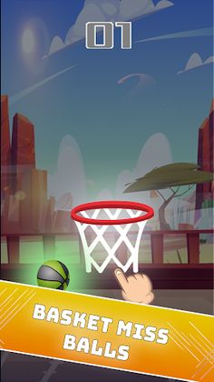 BB Dunk Shot- Swipe to Score! - Screenshot 3