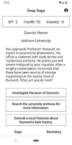 Deep Saga: AI Text RPG - Screenshot 4