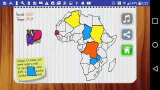 Juego del Mapa de Africa - Screenshot 2