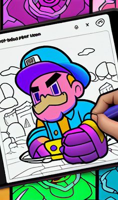 Brawl Stars Coloring Book - Screenshot 1