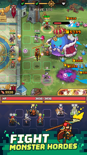 Pixel Defenders: Merge TD Game - Screenshot 1
