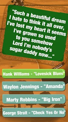 Guess The Lyrics Country Music - Screenshot 2