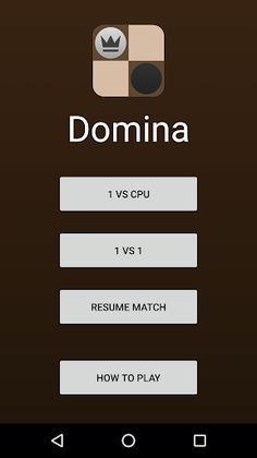 Domina: the game of checkers - Screenshot 1