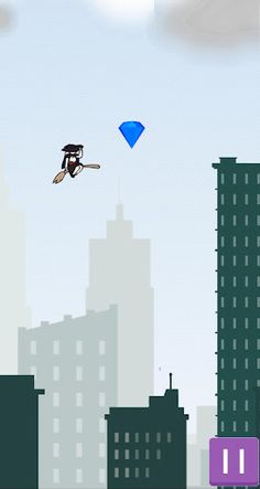 Flying witch in the city - Screenshot 3