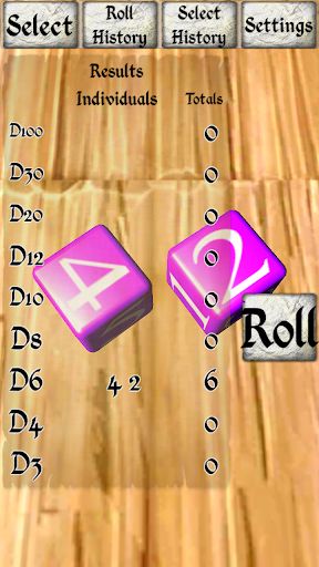 Procedural Worlds Dice Roller - Screenshot 3