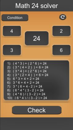 24:Math Game Solver - Screenshot 1