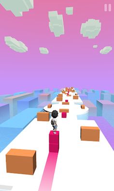 Surfer Boy On Cube 3D - Screenshot 3