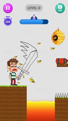 Save Daddy : Draw To Rescue - Screenshot 1