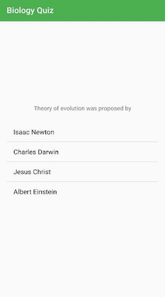 Biology Quiz - Screenshot 1