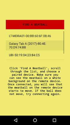 Bluetooth Meatball - Screenshot 2