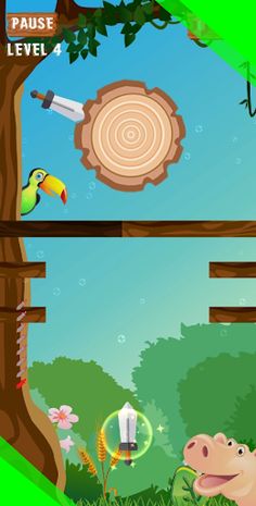 Jungle Knife Hit Adventure - Screenshot 2