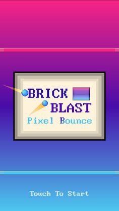 Brick Blast - Pixel Bounce - Screenshot 1