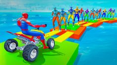 Superhero Bike Stunt Racing 3D - Screenshot 4