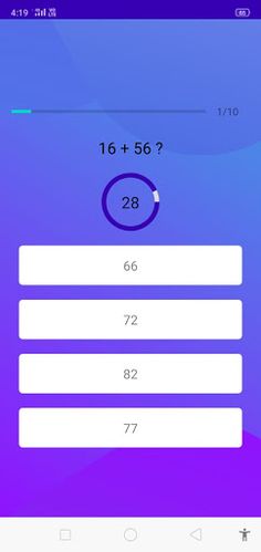 Math Quiz (Addition, Subtracti - Screenshot 4