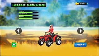 Beach ATV Quad Rally 3D - Screenshot 3