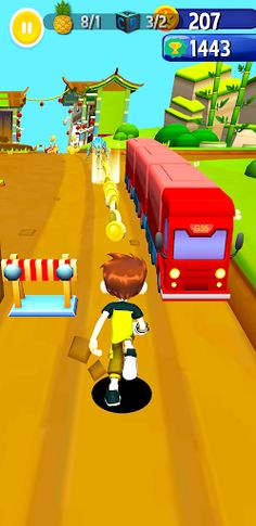 Ben Super Aliens 10 Runner 3D - Screenshot 3