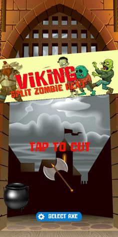 Viking Split Zombie Head - Screenshot 1