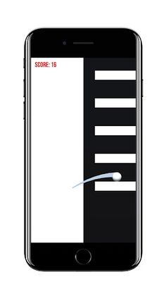 Black&White Bouncy Ball - Screenshot 4