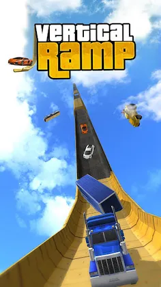 Vertical Mega Ramp Impossible - Screenshot 1