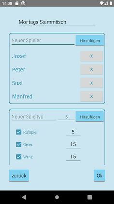 Schafkopf Punkterechner - Screenshot 2