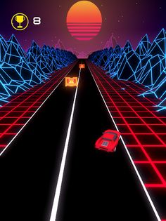 Top Neon Rush - Screenshot 3