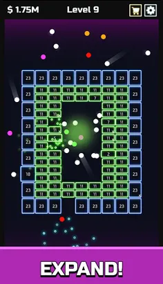 Idle Brick Breaker - Breakout - Screenshot 2
