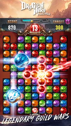 Dragon War Puzzle Match - Screenshot 2