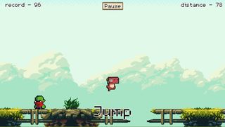 Dino Jump 2D - Screenshot 1