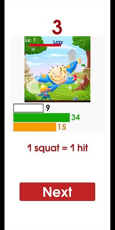 Fit'n Sword: AI Fitness - Squa - Screenshot 2