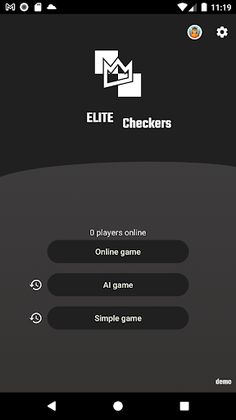 Elite Checkers - AI & Online - Screenshot 1