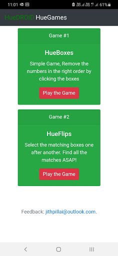 HueGames - Focus and Memory Ga - Screenshot 1