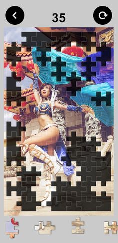 Cosplay puzzles jigsaw - Screenshot 1