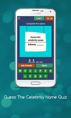 Guess The Celebrity Name Quiz - Screenshot 1