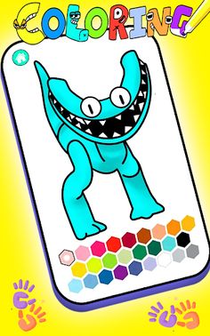 Rainbow Friends 3 Coloring - Screenshot 4