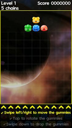 Space Gummies - Match 5 + Swap - Screenshot 2